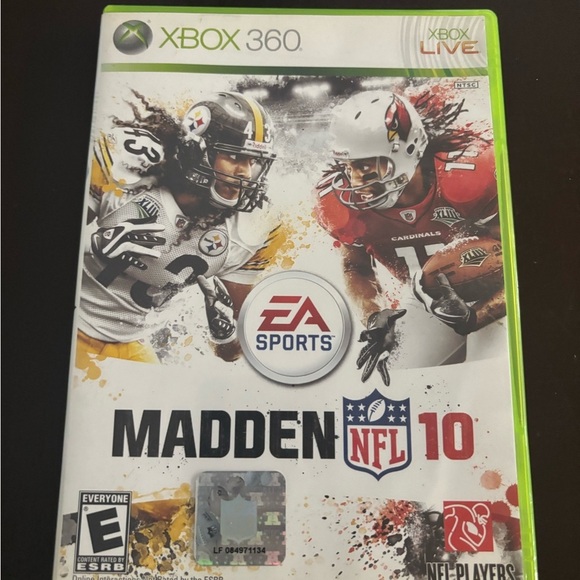 Microsoft Other - Microsoft Xbox 360 Madden NFL 10 Game -